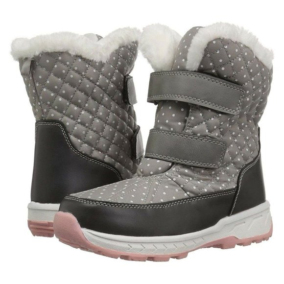 Carter’s Fonda Girls’ Cold Weather Boot Grey, Size 11 M US Toddler CF180291 NWOB - Picture 2 of 7